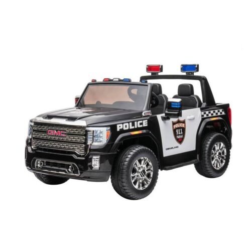 24V GMC Sierra Denali 2 Seater Police Ride-On Truck for sale