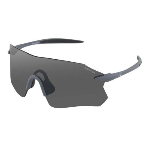 Aero Cycling Sunglass Matte Gray Smoke Silver Mirror for sale