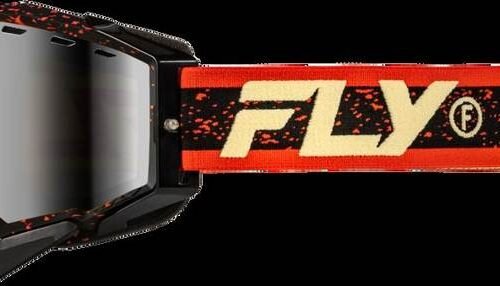 Zone Snow Goggle Blk/Red/Cream W/Red Mirror/Amber Lens for sale
