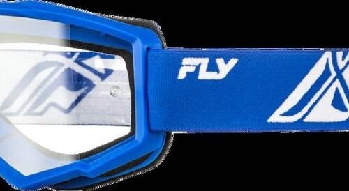 Focus Goggle Blue/White W/ Clear Lens for sale