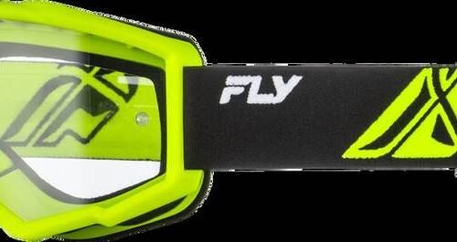 Youth Focus Goggle Hi-Vis/Blk W/ Clear Lens for sale