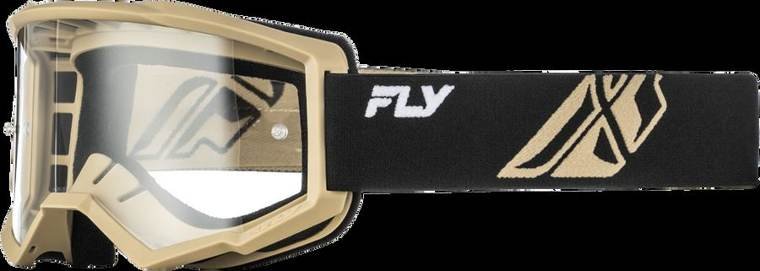 Focus Goggle Black/Khaki W/ Clear Lens