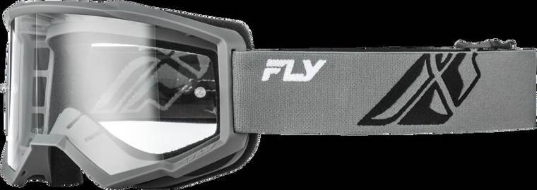 Focus Goggle Grey/Black W/ Clear Lens