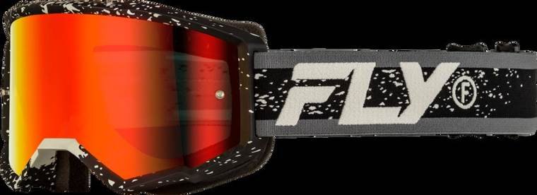 Zone Goggle Black/Grey W/ Red Mirror/Smoke Lens