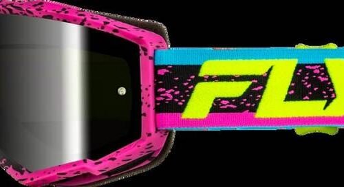Zone Goggle Pink/Black/Hi-Vis W/ Black Mirror/Smoke Lens for sale