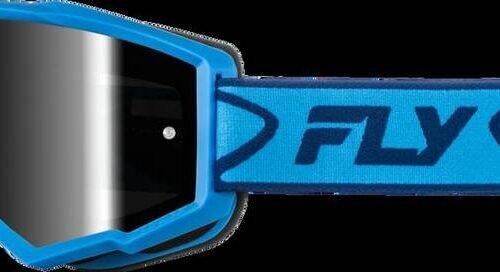 Zone Goggle Blue/Navy W/ Black Mirror/Smoke Lens for sale