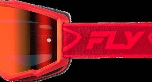 Zone Goggle Red/Crimson W/ Red Mirror/Smoke Lens for sale