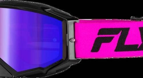 Zone Pro Goggle Pink/Black W/ Iridescent Red Mir/Smk Lens for sale
