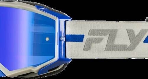 Zone Pro Goggle Grey/Blue W/ Blue Mirror/Smoke Lens for sale