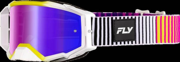 Zone Elite Goggle Pnk/Yel/Pur W/ Iridescent Red Mir/Smk Lens