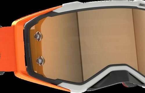 Prospect Amp Gogggle Grey/Orange Gold Chrome Works for sale
