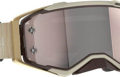 Prospect Goggle Beige/Brn Silver Chrome Works for sale