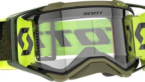 Prospect Super Wfs Goggle Kaki Grn/Neon Ylw Clear Works for sale