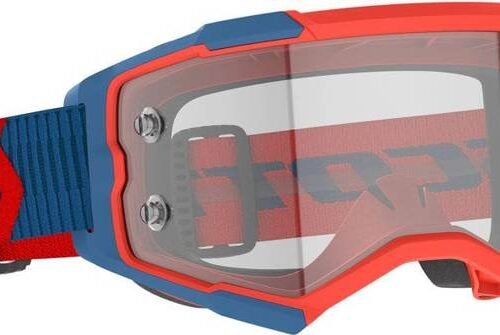 Fury Goggle Drk Blue/Neon Red Clear Works for sale