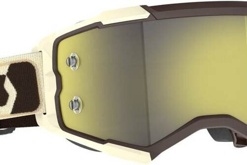 Fury Goggle Deep Brwn/Beige Ylw Chrm Works for sale