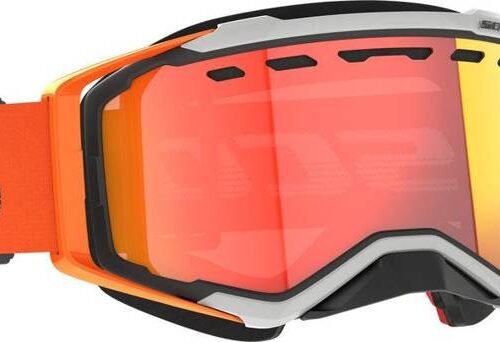 Prospect Snwcrss Ls Goggle Grey/Orange Red Chrome for sale