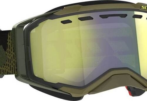 Prospect Snwcrss Goggle Kaki Grn/Neon Ylw Enhcr Chrm for sale