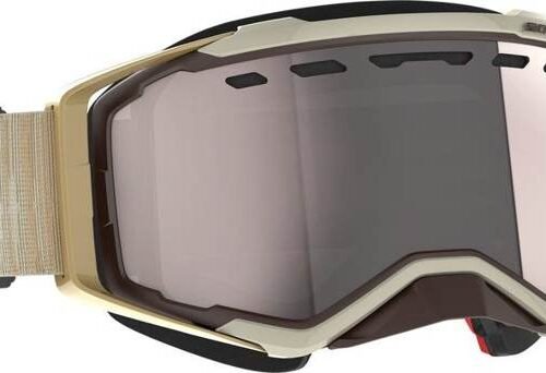 Prospect Snwcrss Goggle Beige/Brn Enhncr Slvr Chrome for sale