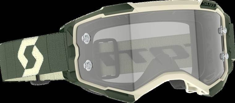 Fury Ls Goggle Kaki Green Ls Grey Works