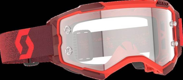 Fury Goggle Red Clear Works