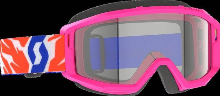 Primal Youth Goggle Pink Clear Lens