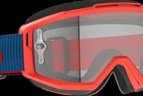 Split Otg Goggle Drk Blue/Neon Rd Clear Works for sale