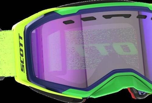 Prospect 2.0 Smb Ls Goggle Mdnt Prp/Sfty Ylw Ls Blue Chrm for sale