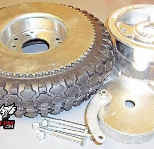 🔥1125 Build-A-Wheel, 6" Tri-Star 4" Wide Mini Bike Wheel Kit