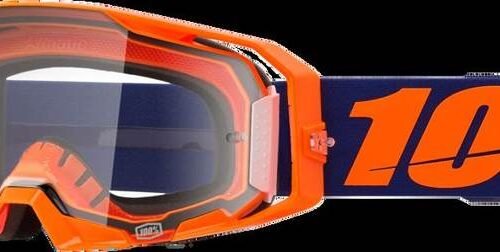 Armatic Goggle Neon Orange Clear Lens for sale