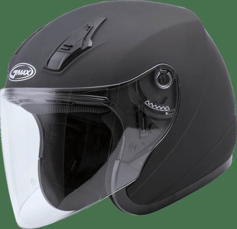 Of-17 Open-Face Helmet Matte Black 2x