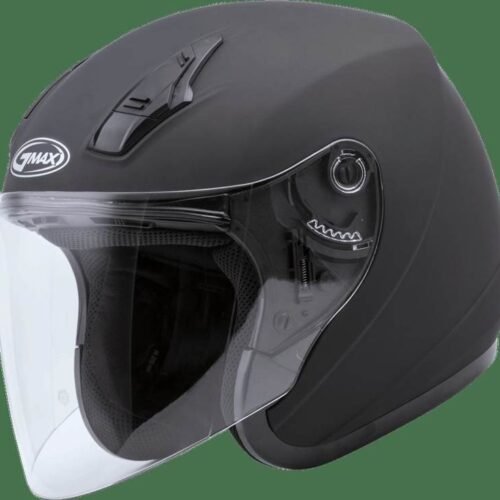 Of-17 Open-Face Helmet Matte Black Xl for sale