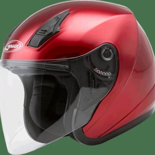 Of-17 Open-Face Helmet Candy Red 2x for sale