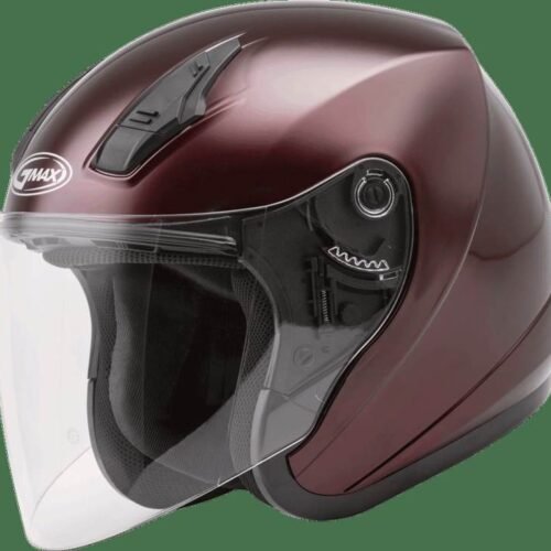 Of-17 Open-Face Helmet Wine Red Xs for sale