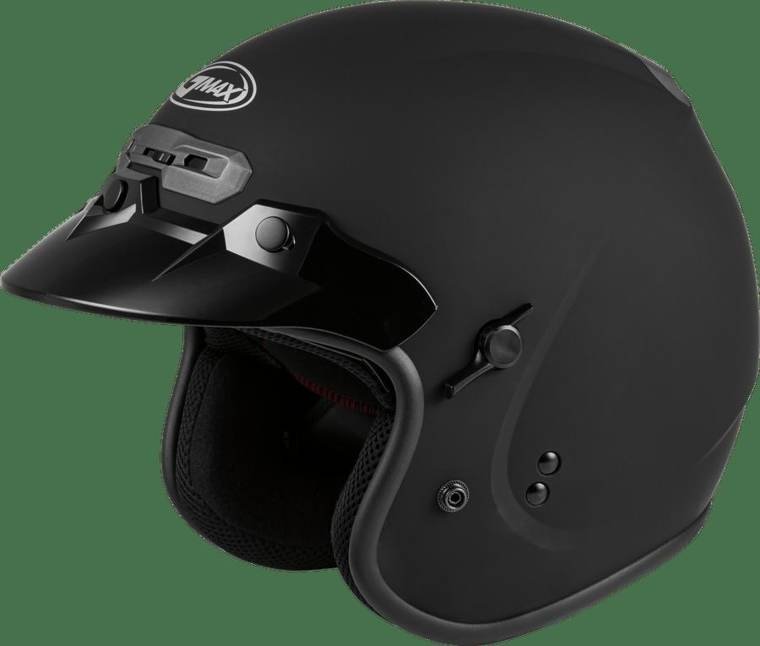 Gm-32 Open-Face Helmet Matte Black Xs