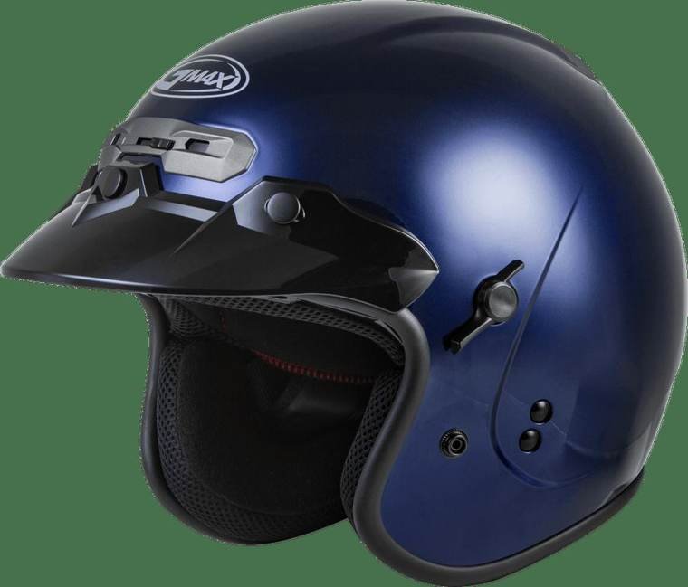 Gm-32 Open-Face Helmet Blue Sm