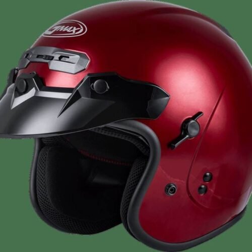 Gm-32 Open-Face Helmet Candy Red Sm for sale