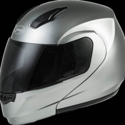 Md-04 Modular Helmet Metallic Silver 2x for sale