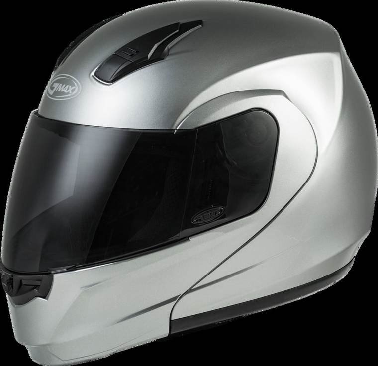 Md-04 Modular Helmet Metallic Silver Lg