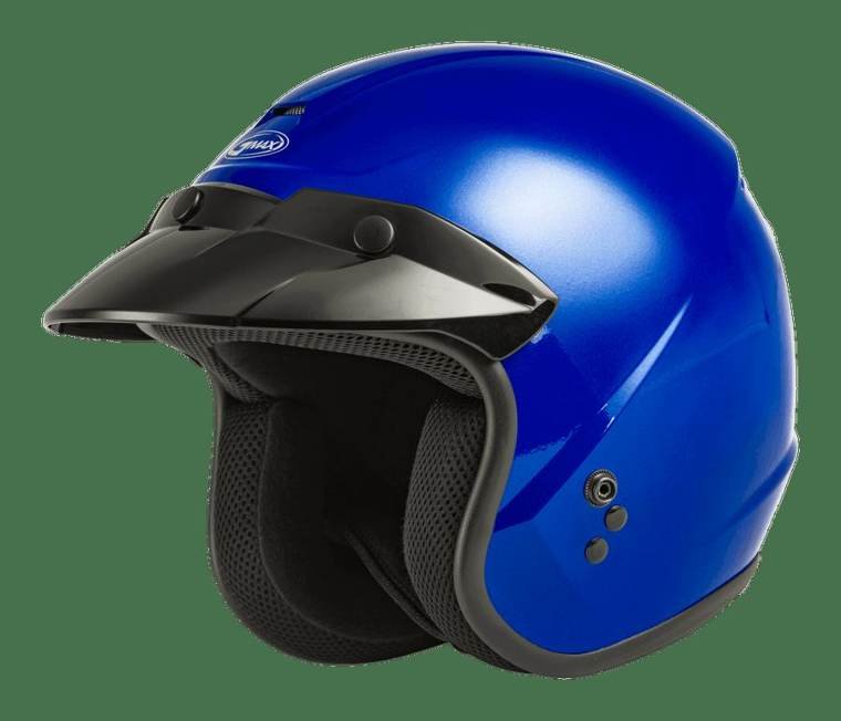 Youth Of-2y Open-Face Helmet Blue Yl