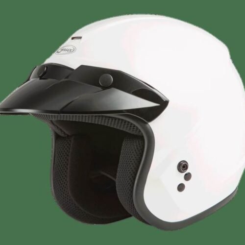 Of-2 Open-Face Helmet White Xs for sale