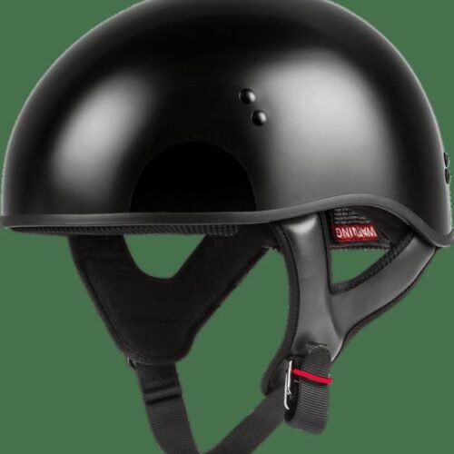 Hh-45 Half Helmet Naked Black Sm for sale