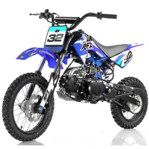 Apollo DB32 110cc Kids Dirt Bike, 4-Speed Semi-Automatic, 14/12 inch Wheels, Ages 8 and up