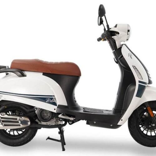 Bella 50cc Street Scooter, Automatic Shifting, 10 inch Aluminum Wheels, LED Lights for sale