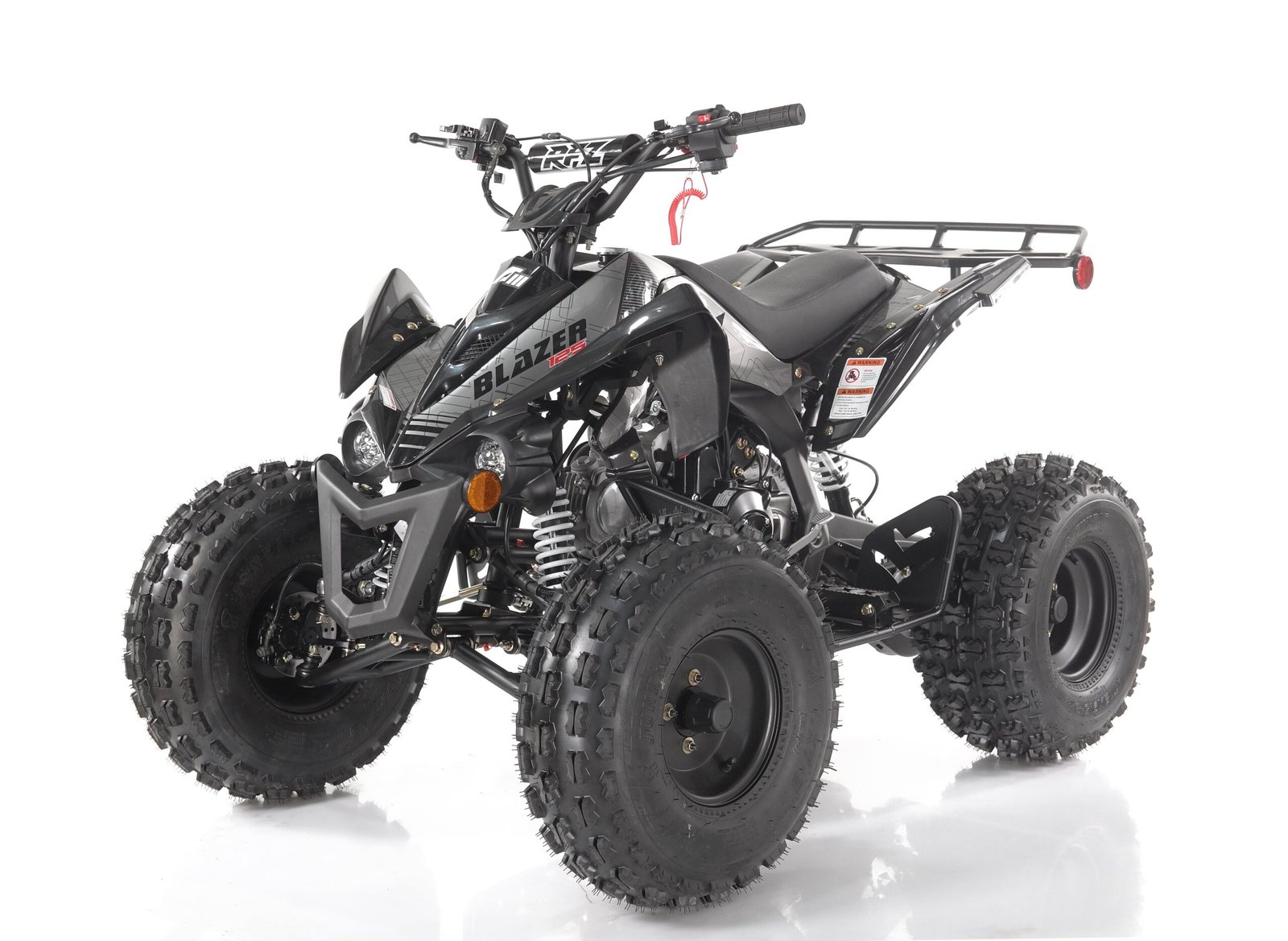 Blazer9 125cc Sport ATV, Auto with Reverse, 8-inch Wheels, Ages 9-12 - Black