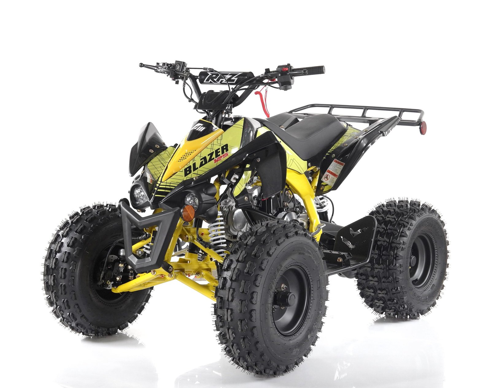 Blazer9 125cc Sport ATV, Auto with Reverse, 8-inch Wheels, Ages 9-12 - Yellow