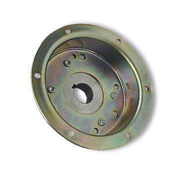 Brake Drum, 4-1/2 in., Flanged, Machined ID, Riveted to Mini-hub, 3/4 in. Bore for sale