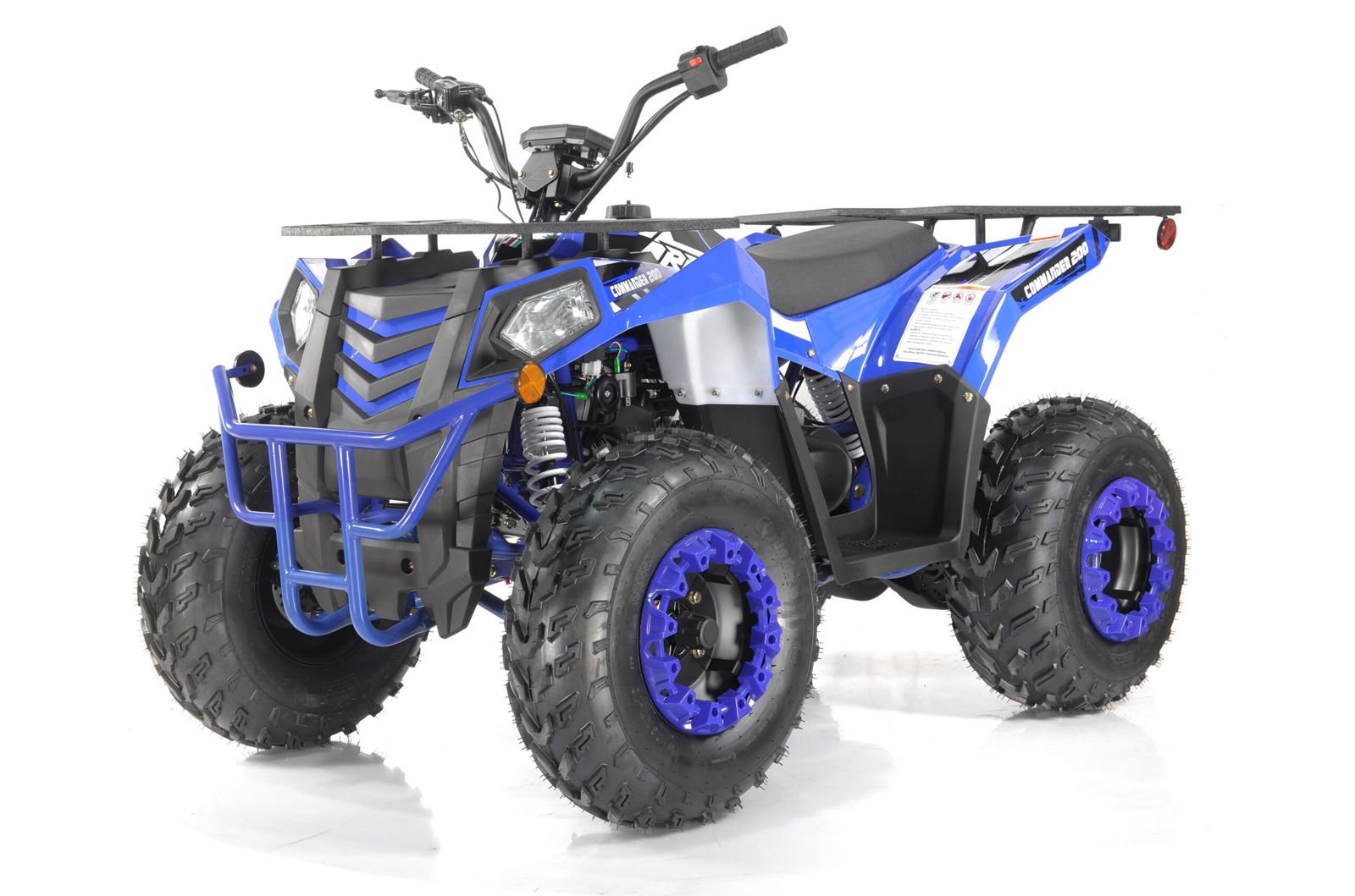 Commander 200cc Utility Style ATV, Fully-Automatic with Reverse, Ages 16 and up - Blue