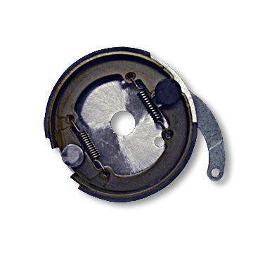 Drum Brake Assembly, 4-1/2", Round Backing Plate, Aluminum, 1" Bore for sale