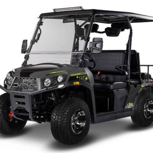 E-Rover DLX Electric Golf Cart, Lithium Battery, Deluxe Alloy Wheels, Digital Dashboard, Windshield Included for sale