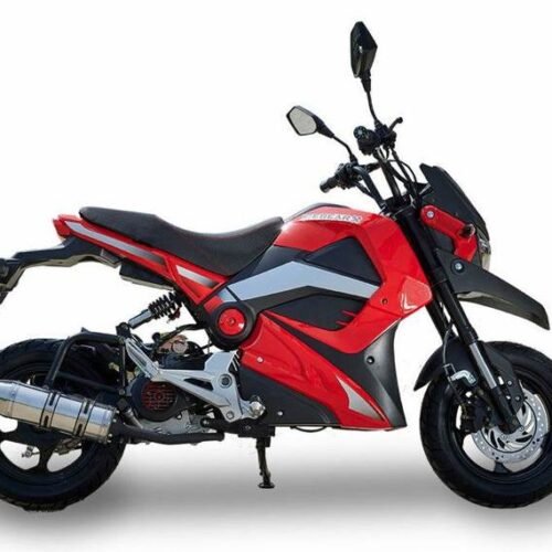 Evader 50cc Motorcycle, Automatic, Front Disc Brake, 12-inch Alloy Wheels for sale